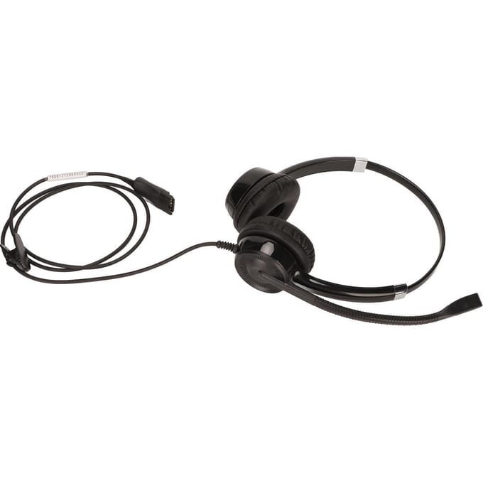 Casque téléphonique QD RJ9 à réduction de bruit ergonomique pour le service client et les affaires