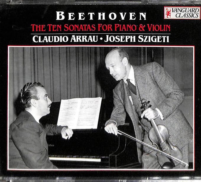 The ten sonatas for piano & violin