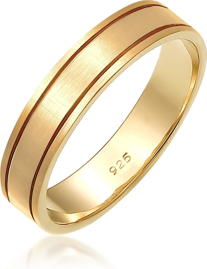 Elli PREMIUM - Ring - Elli PREMIUM Ring Dames Band Paar Bruilloft in 925 sterling zilver - Dames
