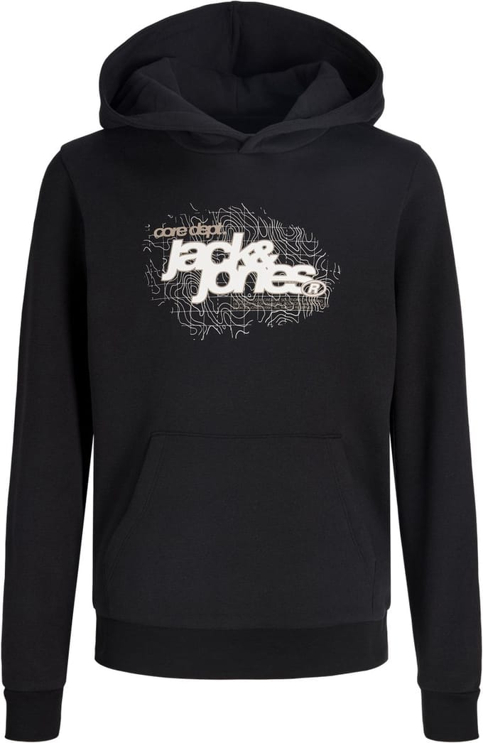 Jack & Jones Grid Branding Hoodie Junior - Maat 128