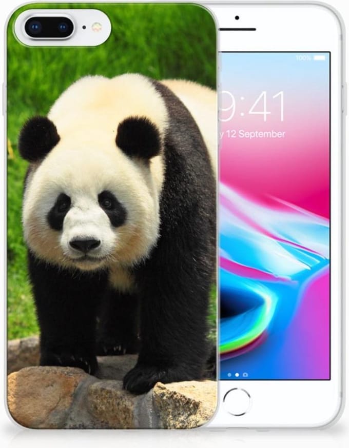 Apple iPhone 7 Plus | 8 Plus TPU Hoesje Panda