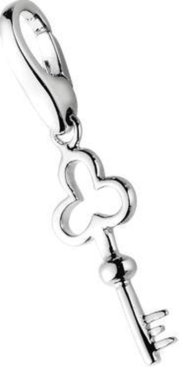 Bedel | charm | sterling zilver | sleute | karabijn | hanger
