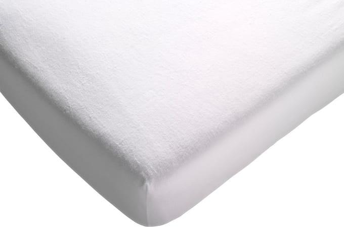 Polydaun - molton hoeslaken - topmatras split - splittopper - 160x200 cm - wit