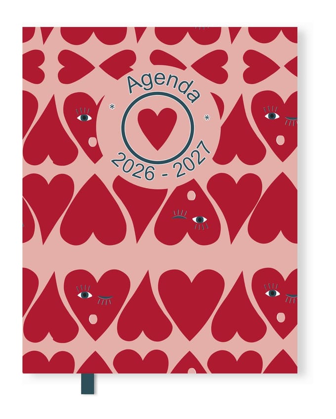 Ancor Agenda 26/27 B'LOG HEARTS A5 - AN-131116