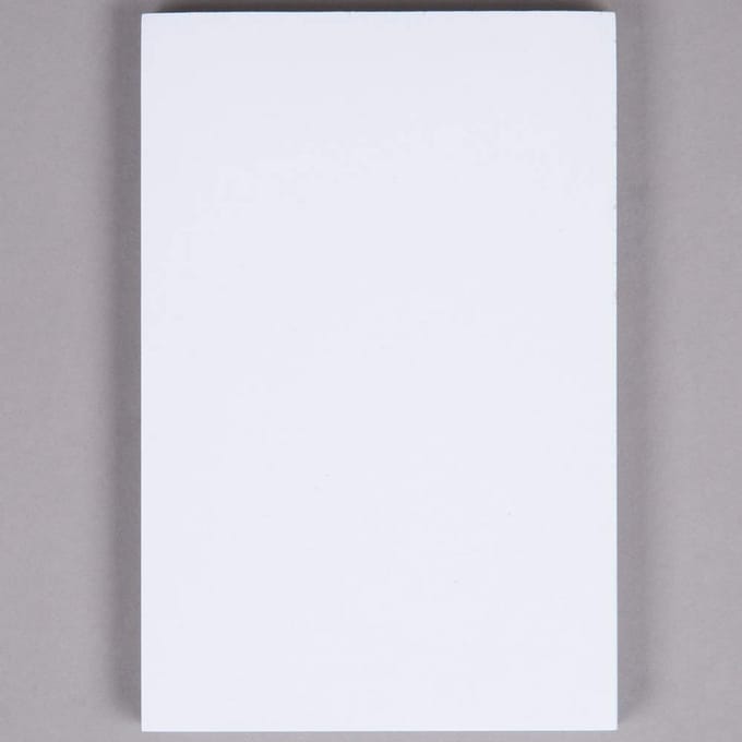 Set van 3 Witte Blanco Notitieblokken - 100 Vellen per Blok - Multifunctionele Memo Pads 4x6 Inch