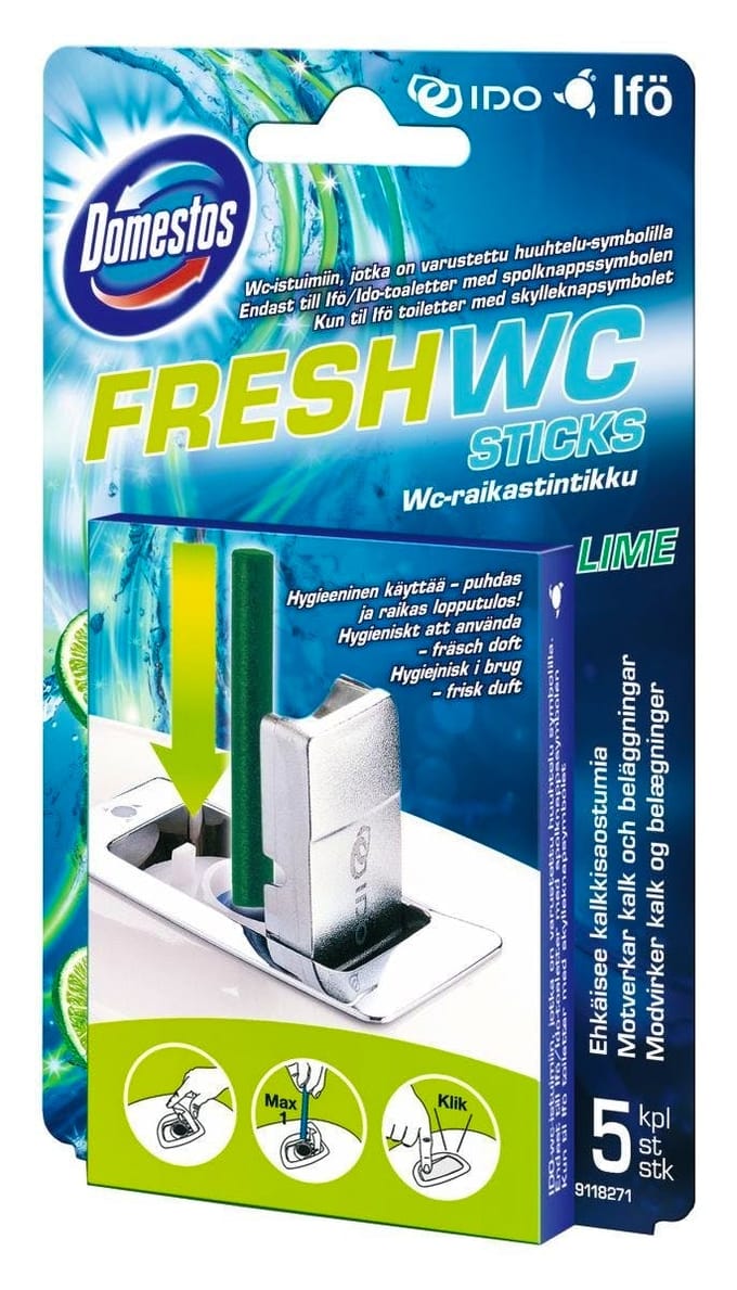 Ifö Ifo verse wc-sticks limoen 5 stuks in doos