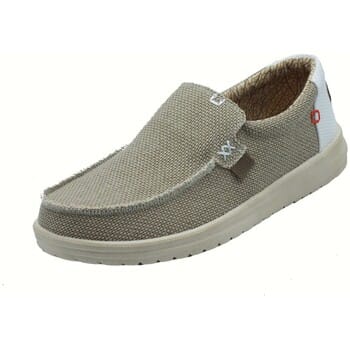 HEYDUDE Mikka Braided Instappers wit Canvas - Maat 40