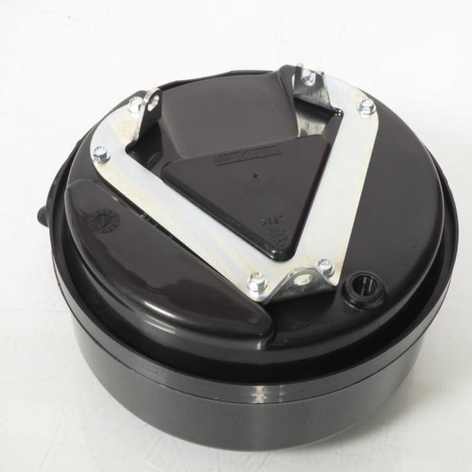 Benzinetank zwart voor Solex bromfiets (PVC)