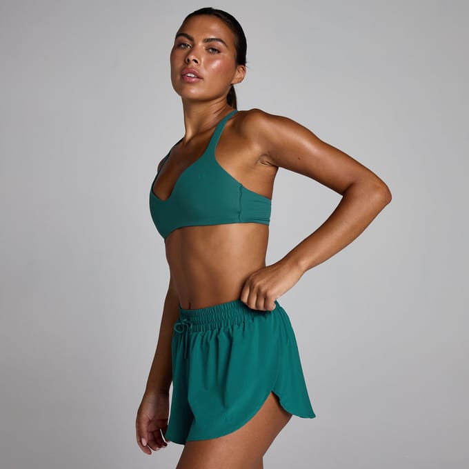 MP Dames Tempo Twist Back Sport-BH - Rich Teal - XS