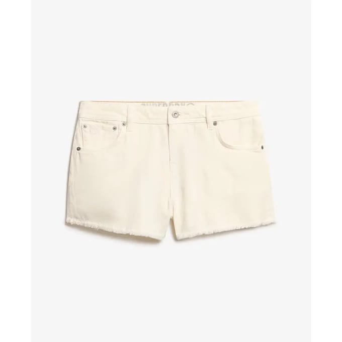 Superdry - Mid Rise Denim Hotpants - Dames - Jeans shorts