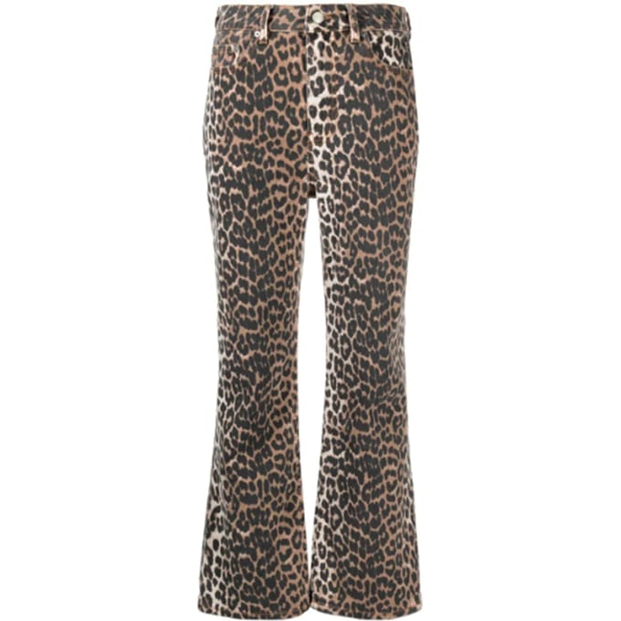 Ganni Jeans Leopard