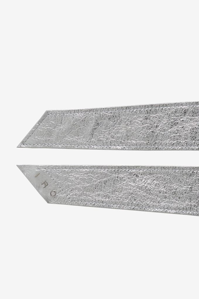 IRO Paris Nera Silver Obi Belt Silver Taglia: 75 | Cinture Outlet | Donna | Grigio