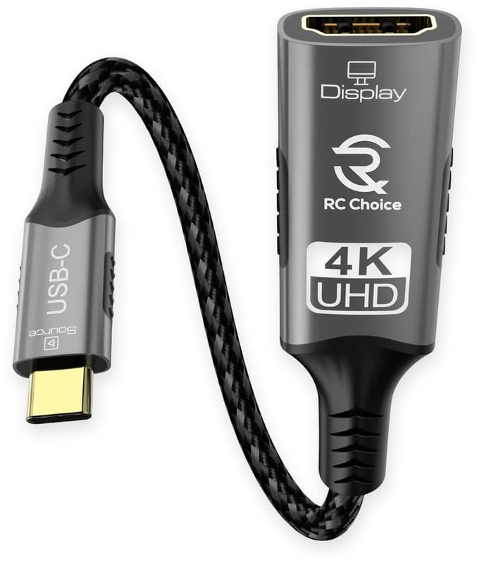 USB C naar HDMI Adapter Kabel - 4K 60Hz - Sterk en Flexibel Nylon