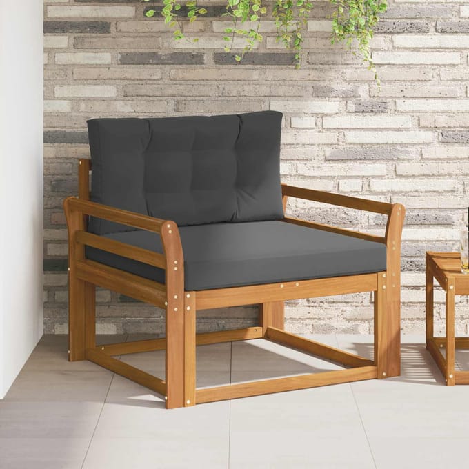 vidaXL - Buiten - Midden - Sofa - Naturel