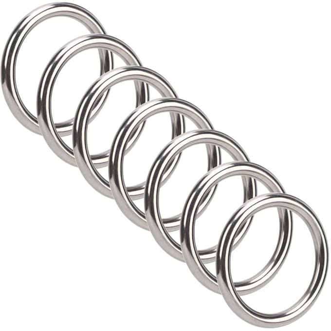 Dailygoods- O-ring 1,6/2 Inch - 304 Roestvrij Staal - Heavy Duty
