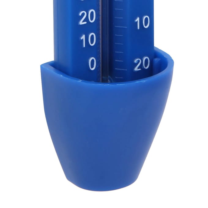 Zwembadthermometer met koord, waterthermometer voor zwembad en spabad gray