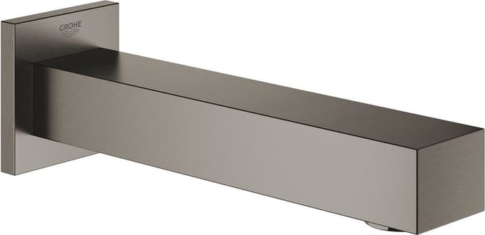 Grohe Eurocube baduitloop 1/2x17cm brushed hard graphite