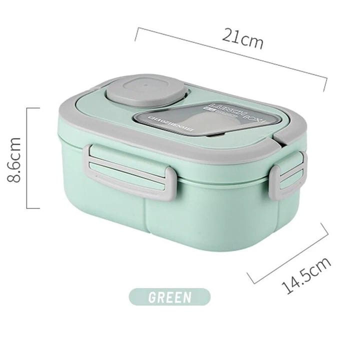 Draagbare lunchbox Compartiment Tarwestro Bento Draaggreep Box Herbruikbare serviescontainers Maaltijd Snack Voedselcontainers
