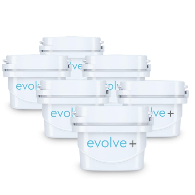 Aqua Optima Evolve+ filterpatroon 6 stuks voor brita maxtra dafi unimax aquaphor