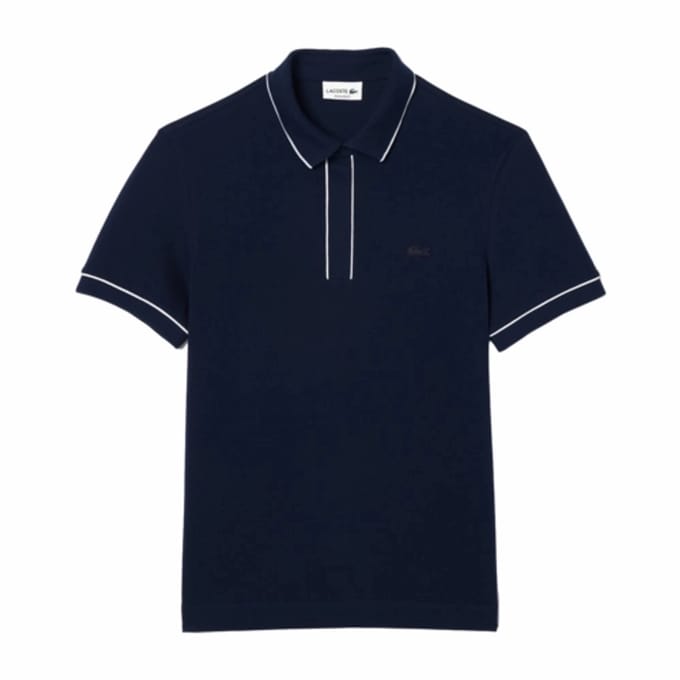 Polo Lacoste Men PH8184 Regular Fit Navy Blue-4