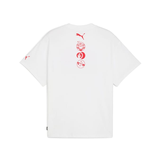 Puma T-shirt - Hoops x E.T. Tee I - S tot XXL - voor Mannen - wit