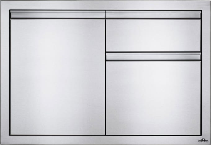 Napoleon grills - Inbouwdeur en dubbele laden combinatie klein (100...