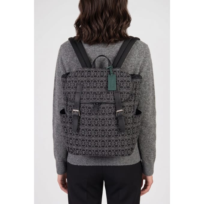Coccinelle Stg Monogram Multi Antrac/noir Taglia: OS | Zaini Outlet | Unisex
