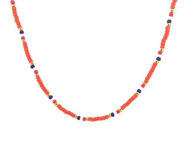 Jongens ketting - ORANJE - Nederlands elftal - WK2026 - 4mm - 36cm