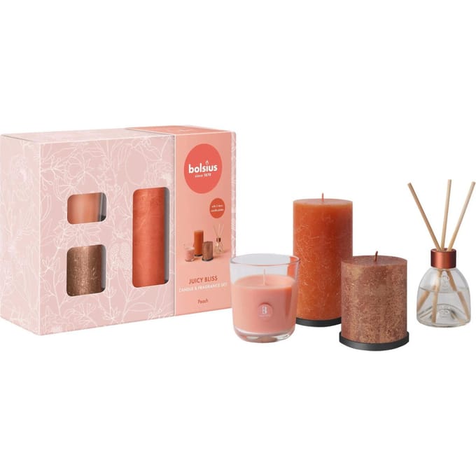 Bolsius - Giftset - Medium - Juicy Bliss - Peach
