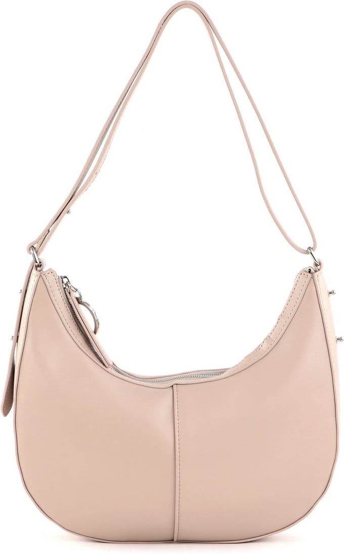SEIDENFELT MANUFAKTUR Schoudertas Vinne Hobo Greige Beige