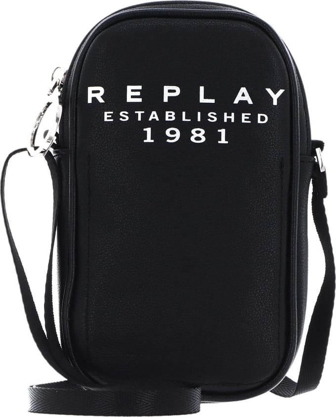 REPLAY Telefoontasje Smartphonebag Black Zwart