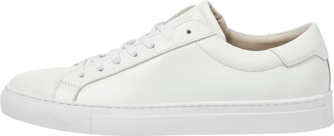 Jack & Jones Corey Leather Sneakers Wit EU 42 Man