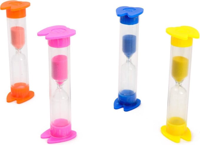 LG-Imports Hourglass for brushing teeth (Assorted)
