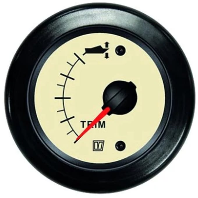 VETUS TRIMN beige Trimmeter 12/24V Ø 52mm