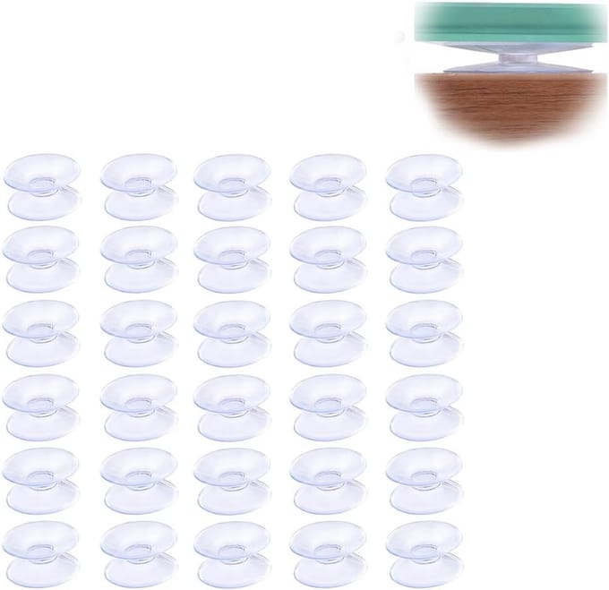 Zuignappen Set - Siliconen Rubber Zuignappen - Multifunctioneel Bevestigen - Dubbelzijdig Antislip - 20 mm Diameter
