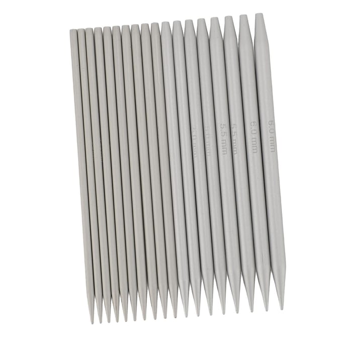 Afneembare Rondbreinaalden Set 3.0-6.0mm Verwisselbare Naalden met Kabels voor Trui white