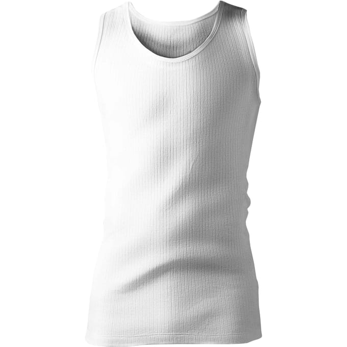 Heat Holders - Thermische mouwloze herenbovenkant - Wit