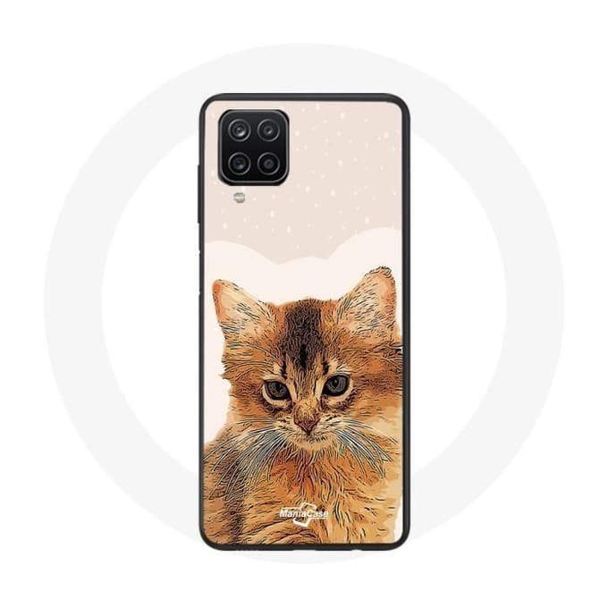 Samsung Galaxy A12 Hoesje Somalische kattenras