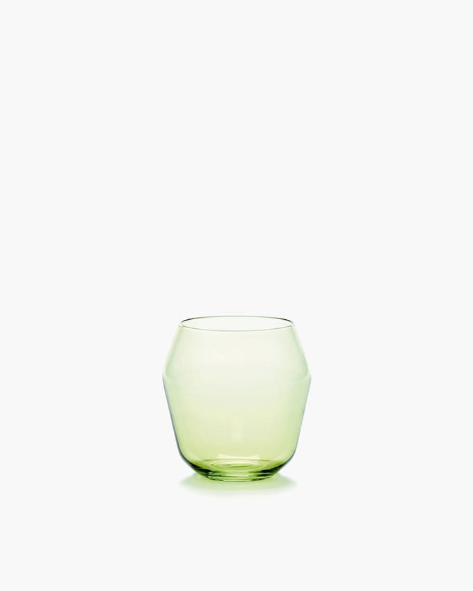 Serax Ann Demeulemeester Billie waterglas 25cl groen (set van 4)