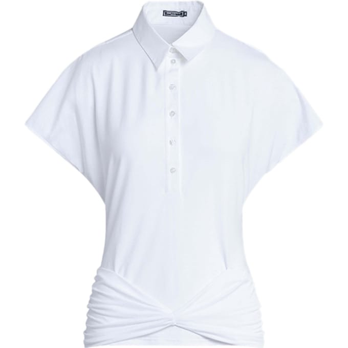 Anne Fontaine Ujan White Größe: 36 | Poloshirts Outlet | Damen | Weiß