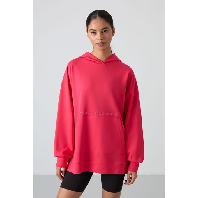Overmaat Hoodie met Print