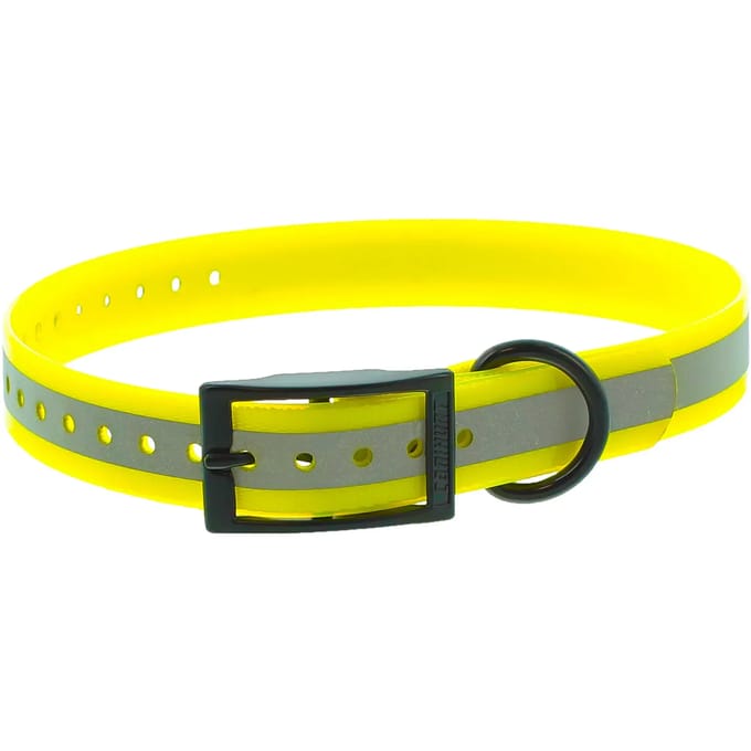 Reflecterende polyurethaan hondenhalsband met dubbele gesp Canihunt Xtreme
