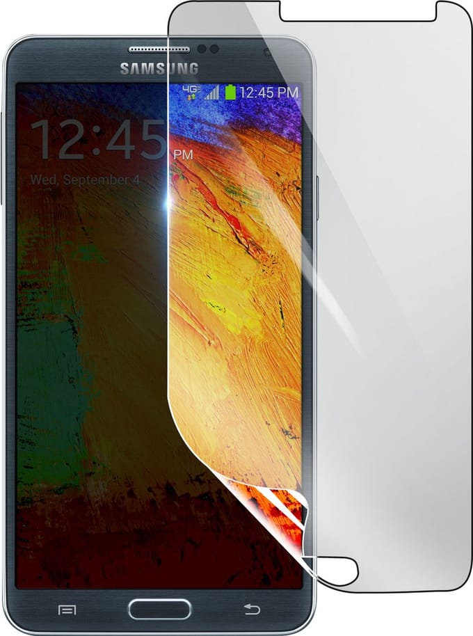 3mk, Geschikt voor Samsung Galaxy Note 3, Schokbestendige Hydrogel Screenprotector, Transparant