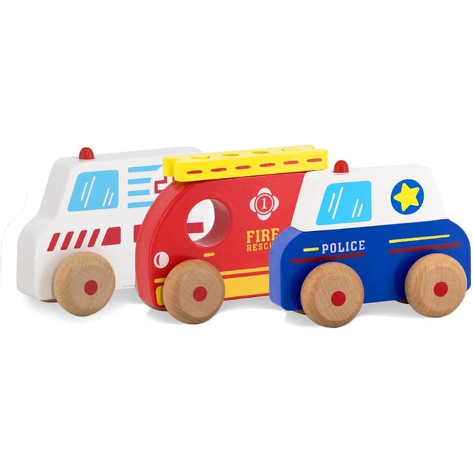 Jamara Speelset Hulpvoertuigen Junior 11,6 X 5 Cm Hout 4-delig