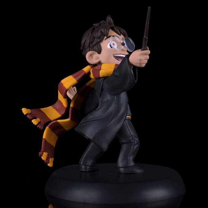 Quantum Mechanix Harry Potter Beeld/figuur Q-Fig Harry's First Spell 9 cm Multicolours