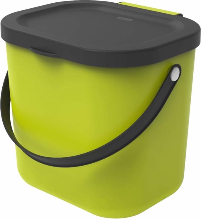 Rotho Albula afvalscheiders - GFT afvalbak - 6L -groen