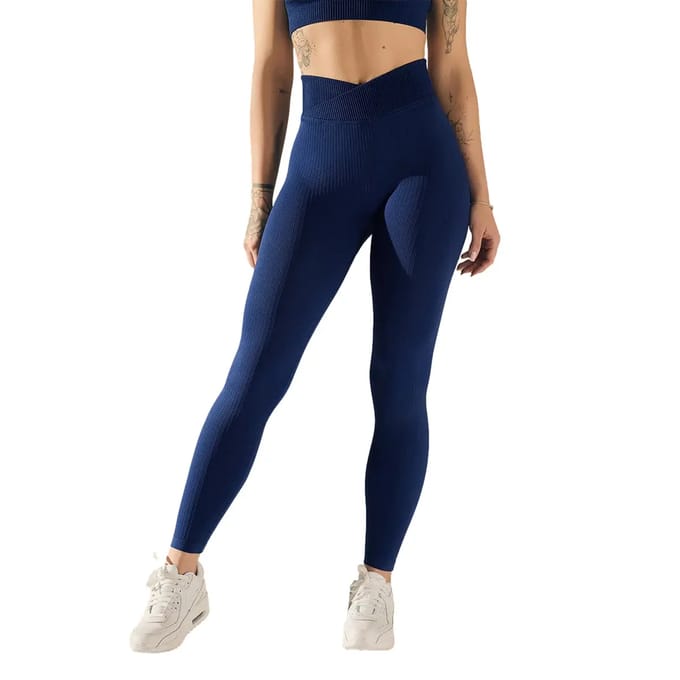 Naadloze V-hoge taille legging voor vrouwen Allwear Basic