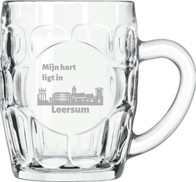 Gegraveerde Bierpul 55cl Leersum