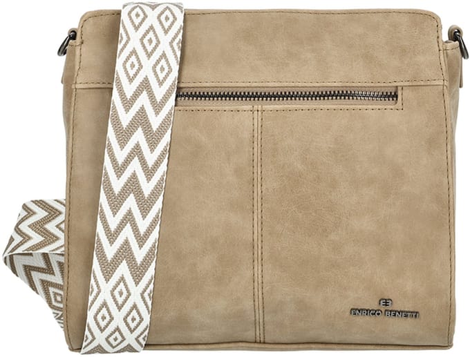Enrico Benetti Stacey Schoudertas - Crossbodytas - Midden Taupe