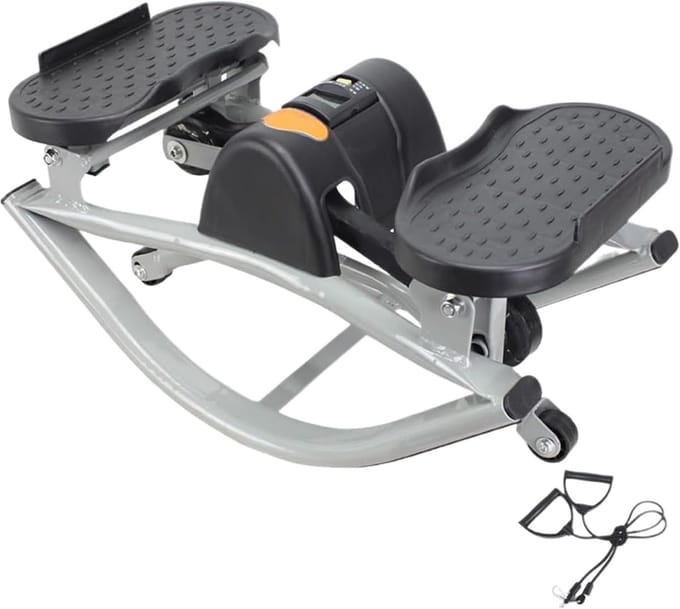 Compacte Stepper - Zijwaartse Trainer - Thuis Workout - Ruimtebesparend Ontwerp - 50x25x25 cm